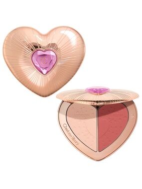 CHARLOTTE TILBURY PILLOW TALK BEAUTY SOULMATES FACE PALETTE IN FLAWLESS PEACH
